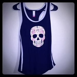 Skull Tank Top Size M